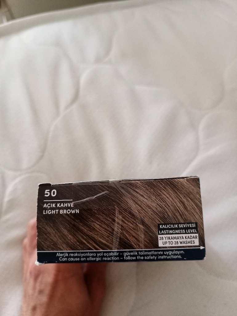 Schwarzkopf Men Perfect 50 Açık Kahve Saç Boyası Sıfır Kapalı Kutu - 7