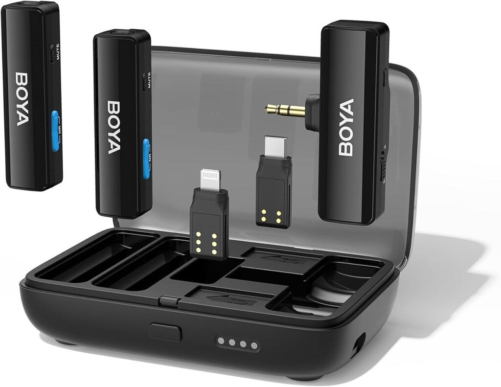 BOYA BY-BOYALINK All-in-One Çift Kanal Kablosuz Yaka Mikrofonu - 4