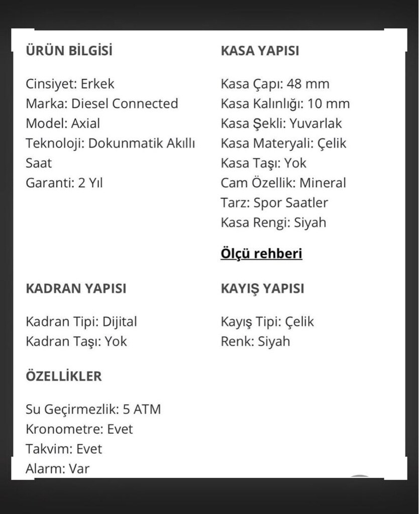 diesel saat - 5