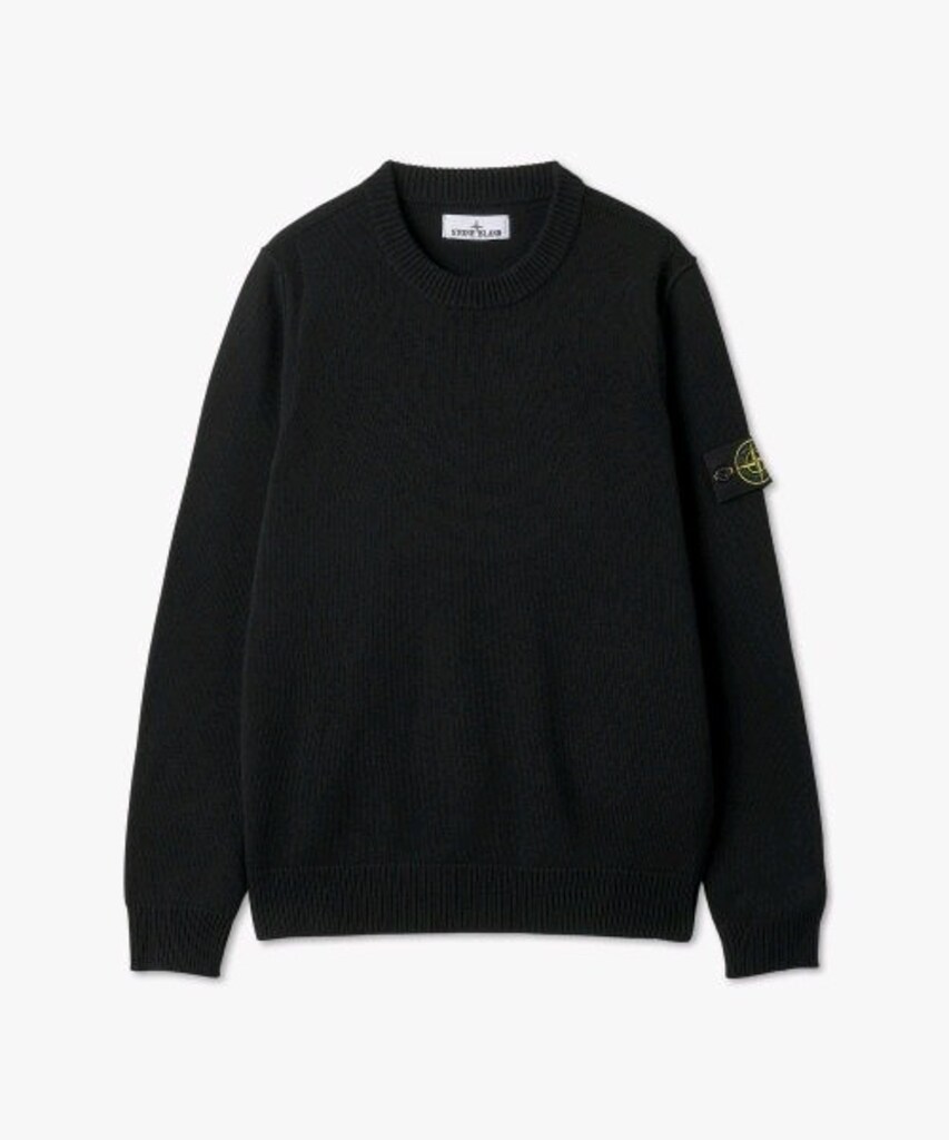 STONE ISLAND Men Crew Neck Sweater - Black / 7915508A0029