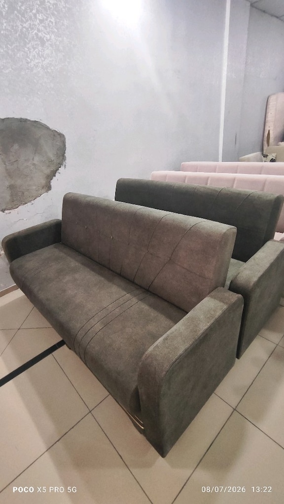 2 adet sıfır ayarında altı kasalı yatak oluyor sağlam kaliteli Kanepe - 4