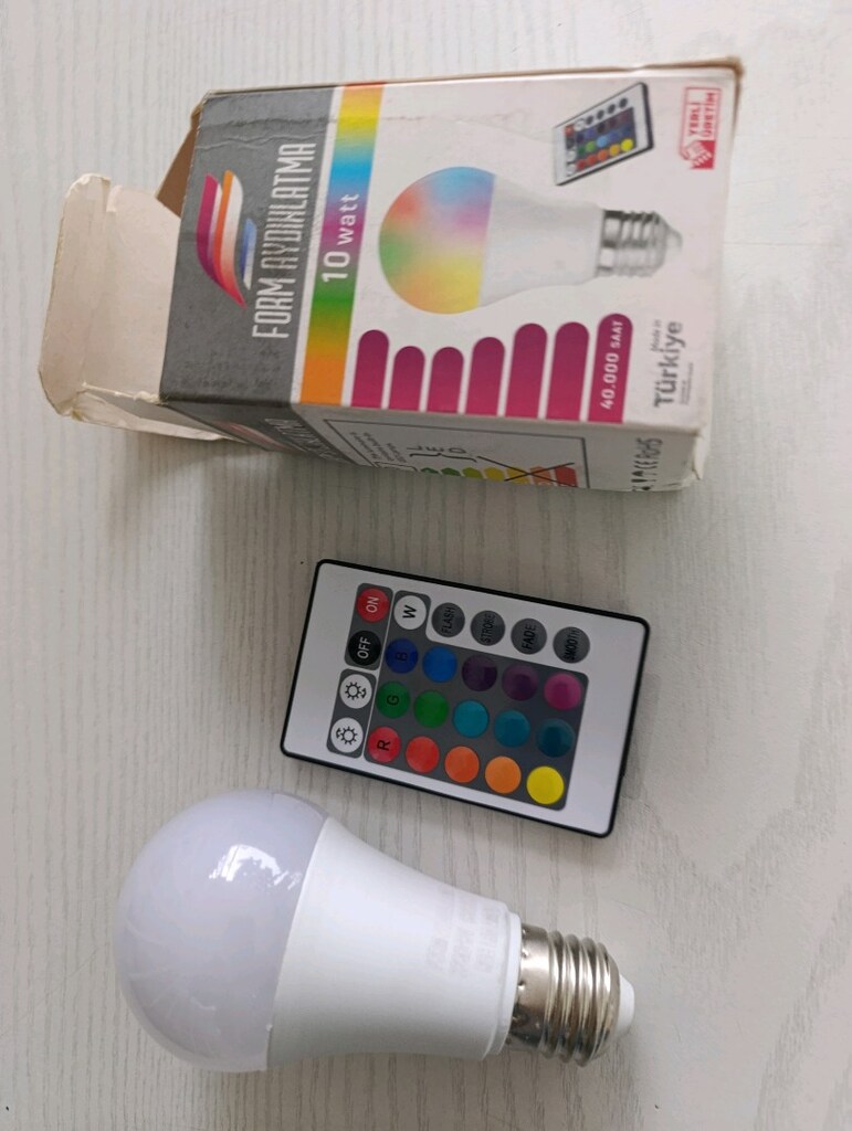 RGB LED kumanda lı ampul - 2