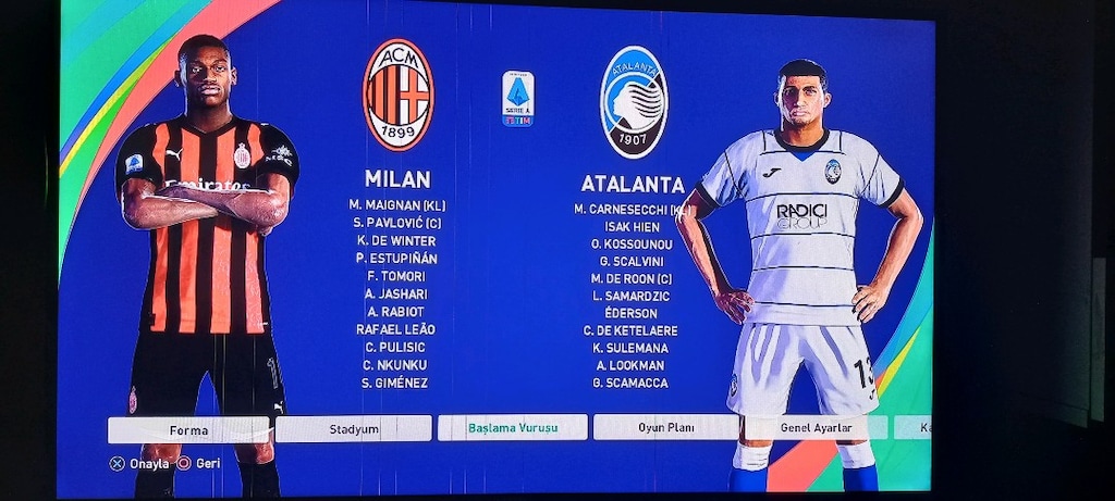 PS4 VE PS5 UYUMLU PES21 GUNCEL KADRO 2025 2026 SEZON FUL TUM TAKİMLAR. - 8