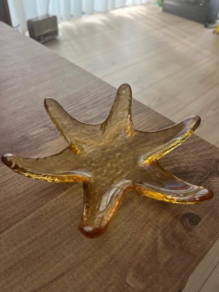 Zara home denizyıldız dokulu cam kase biblo - 3