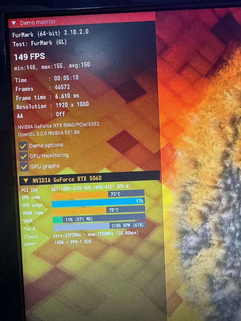 GIGABYTE GeForce RTX 5060 WINDFORCE MAX OC 8G GDDR7 DLSS 4 - 4