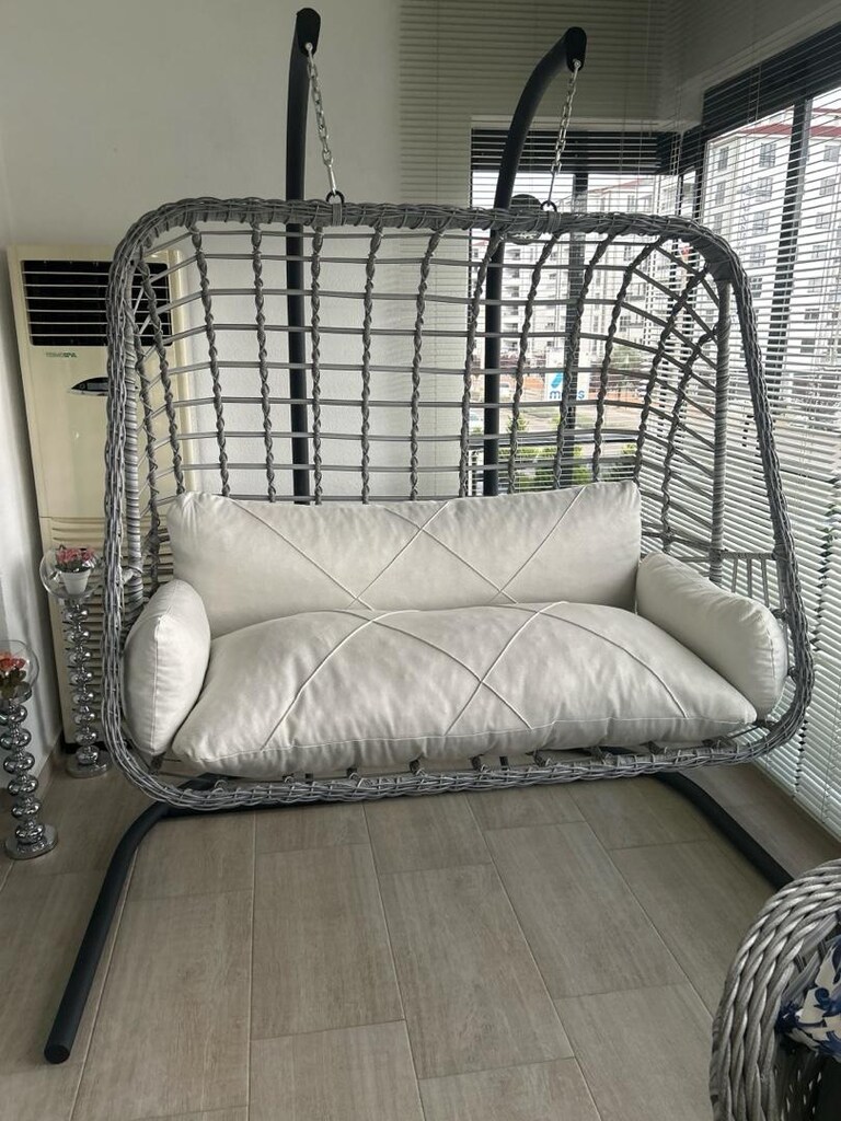 çift kişilik sıfır ayarında salıncak - 2