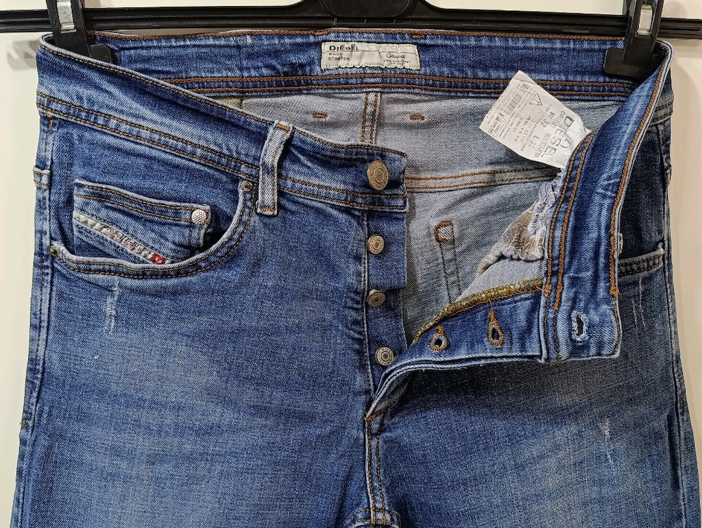 DİESEL SLEENKER SLİM/SKİNNY BLUE JEAN — görsel 5/13