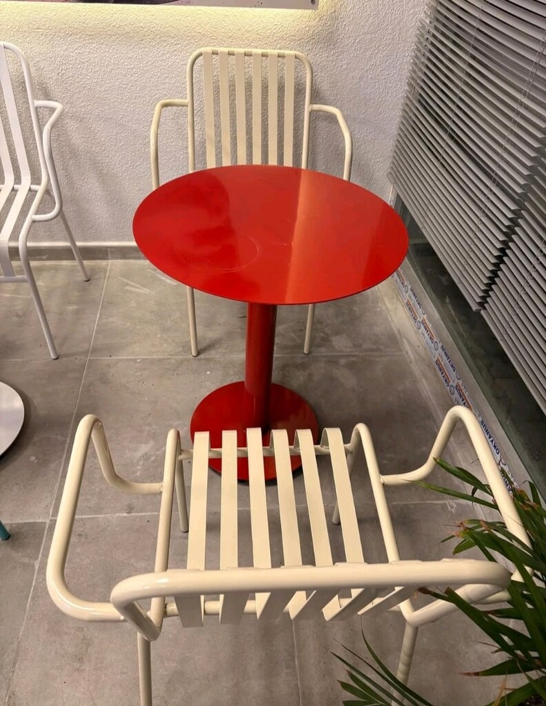 CAFE DIŞ MEKAN MASA SANDALYE TAKIMI, KOMPLE DEMİR MASA SANDALYE - 2