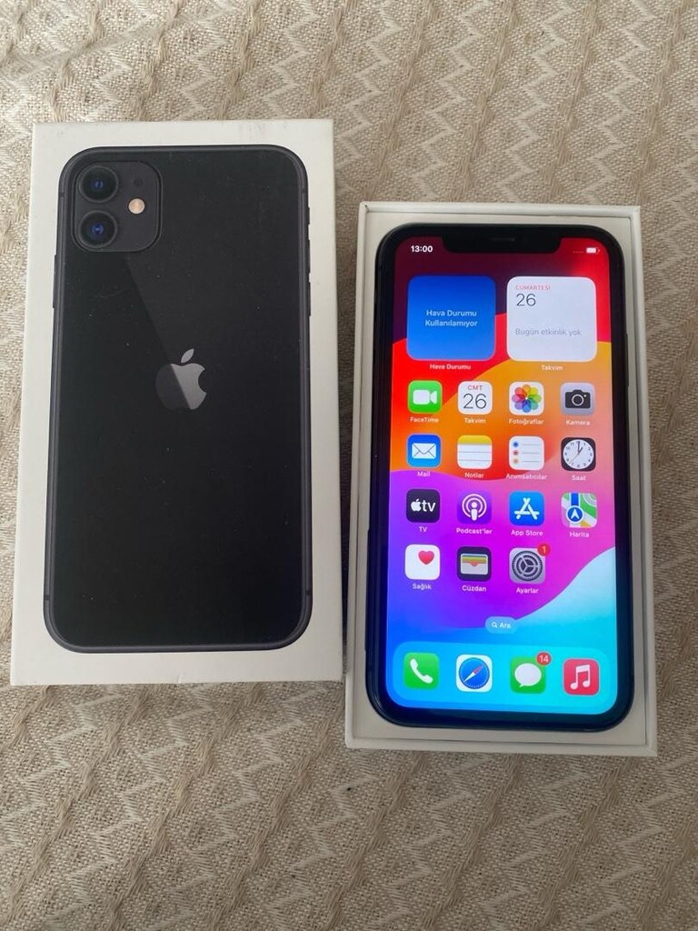 hatasız ıphone 11 64 gb full kutu tamirsiz herseyı aktif - 2