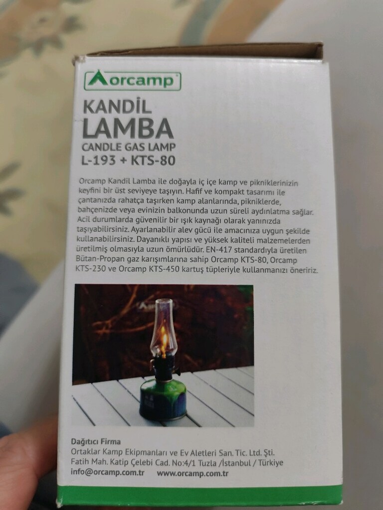 kandil lamba orcamp - 2
