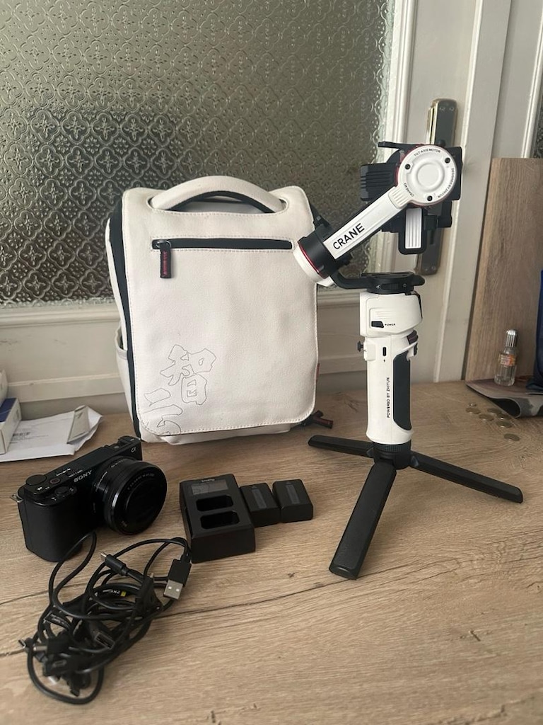 Sony Zv-e10 ve Zhiyun Crane M3 Gimbal Set - 10