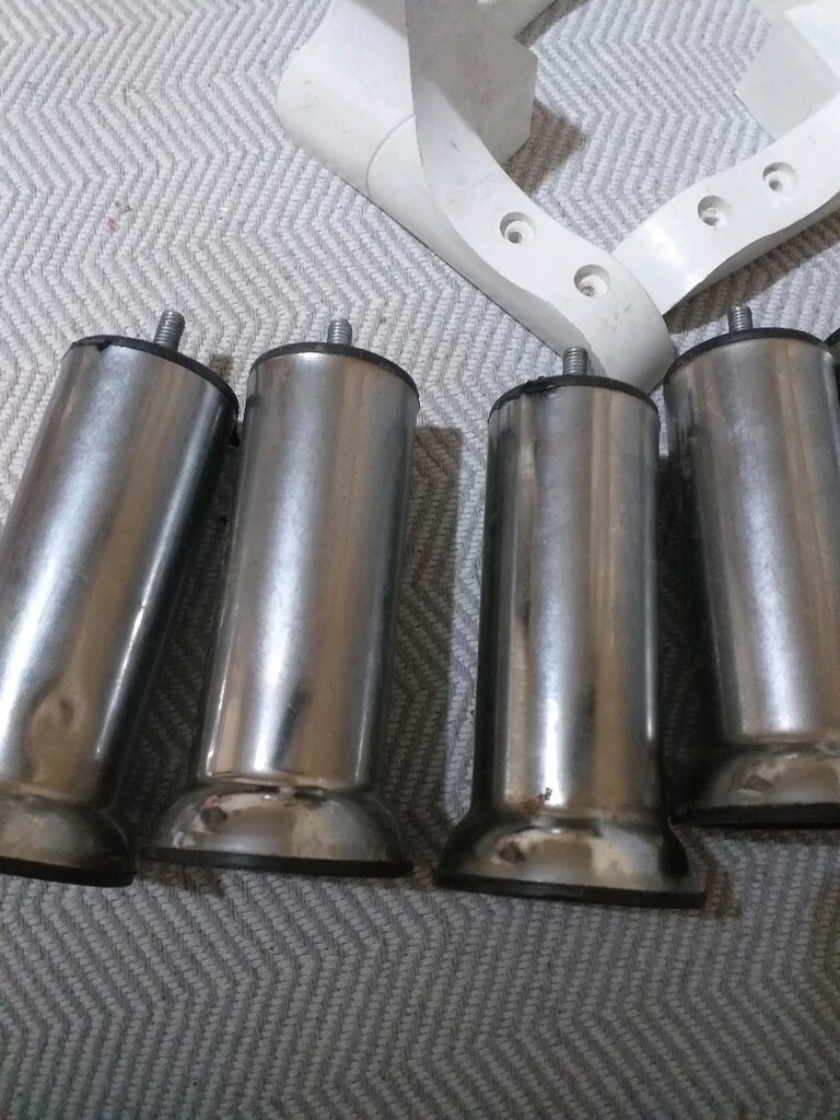 koltuk ayakları 6 adet metal - 3