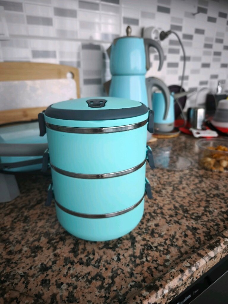 3 katlı yemek termosu - 2