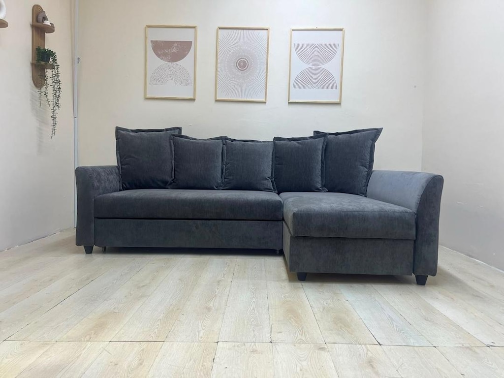 IKEA HOLMSUND SIFIR KAPLAMA YATAKLI BAZALI L KÖŞE KOLTUK KANEPE - 5
