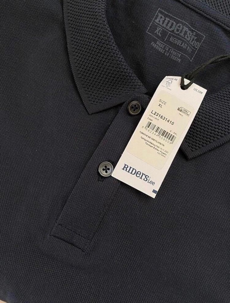 Lacivert polo yaka tişört - 2