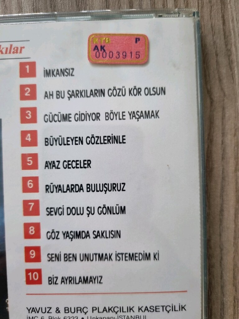 90 lar ZEKİ MÜREN CD ZİRVEDEKİ ŞARKILAR DÖNEM MÜZİK CD - 3