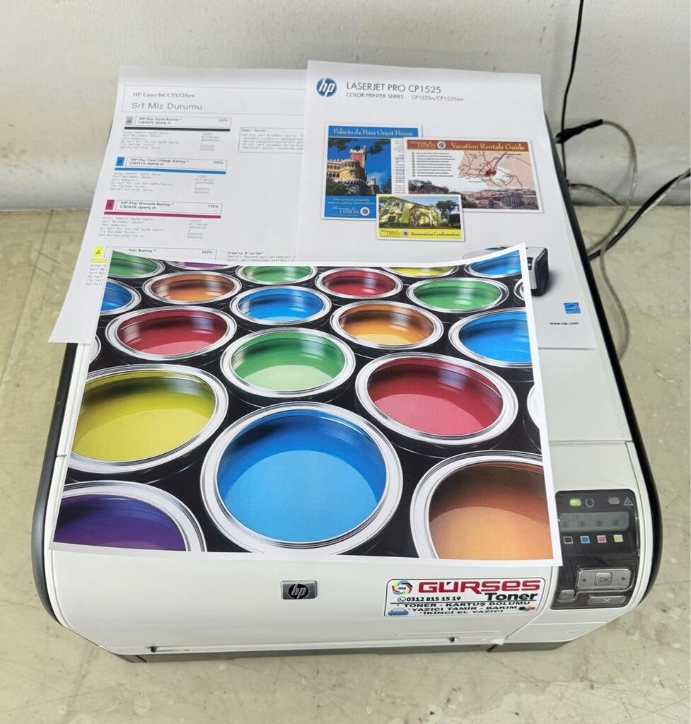 Yazıcı Renkli Hp 1525 Networklu Bakımlı Ekonomik - 6