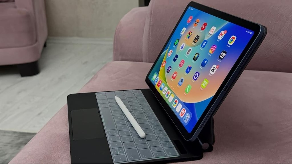 çok temiz ipad air 5.nesil+yesoto klavyeli kılıf+apple kalem - 2