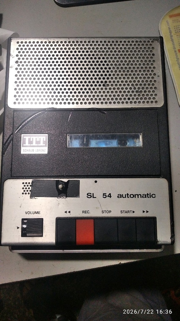 1970'lerden kalma Alman üretimi kaset çalar - 2