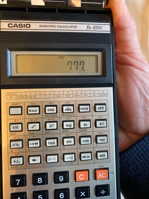 Casio FX 100C