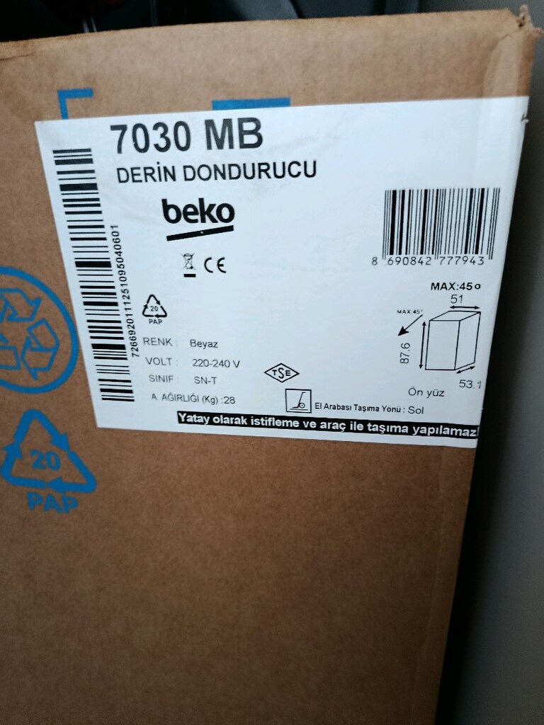 Beko 3 çekmeceli derin dondurucu - 11