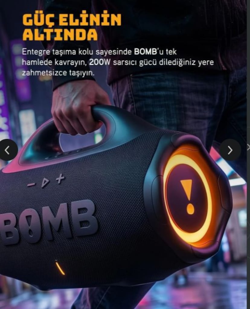 Powerway Bomb 200w Bluetooth Hoparlör - 2