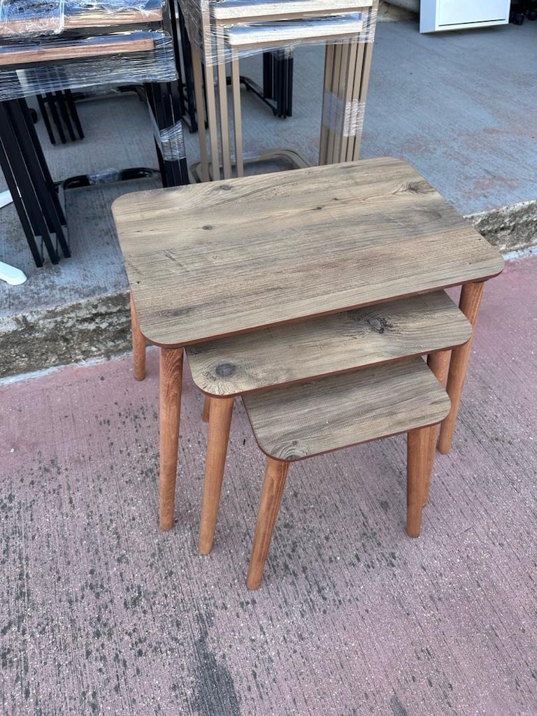 MDF zigon sehpa takımı - 2