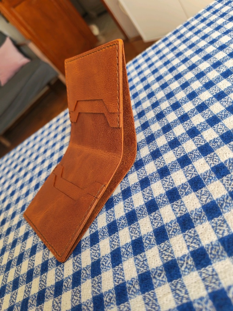 El Yapımı Hakiki Deri Cüzdan - 5