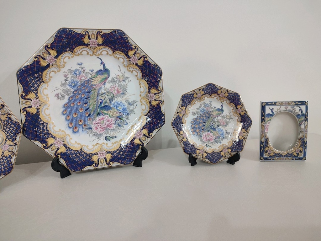 Tozan Japan Orijinal Tavus Kuşu Desenli Dekoratif Set - 9