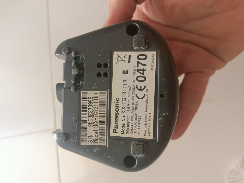 Panasonic deck telefon baza şarj ünitesi - 2