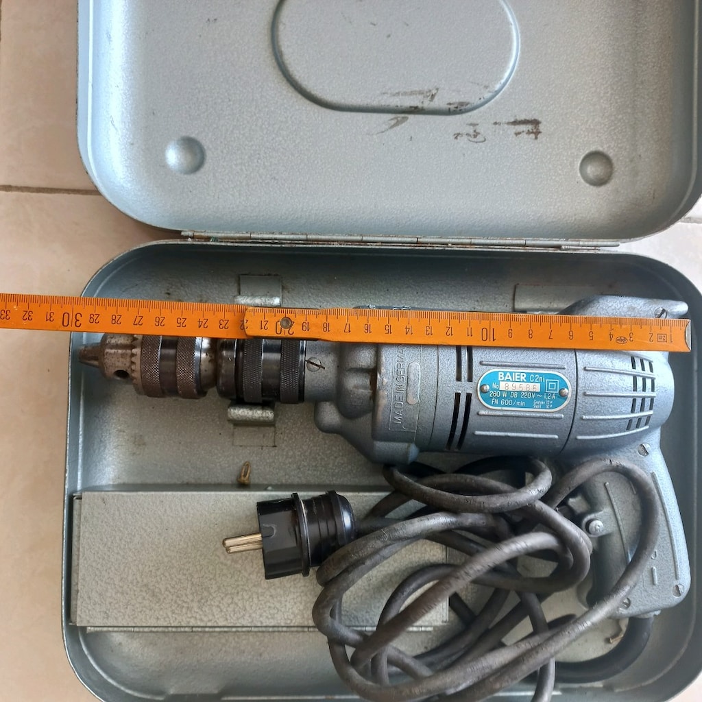 Eskilerden sağlam Metal çantasıyla elektrikli Matkap - 12