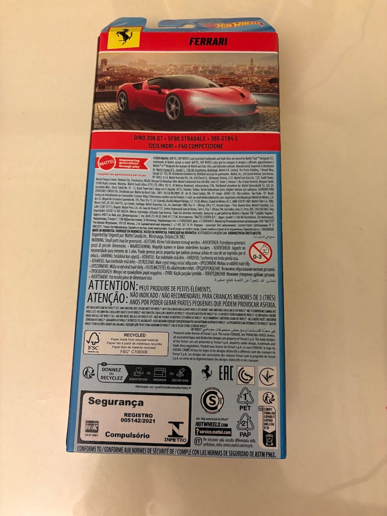 Hot wheels Ferrari 5'li Paket - 3