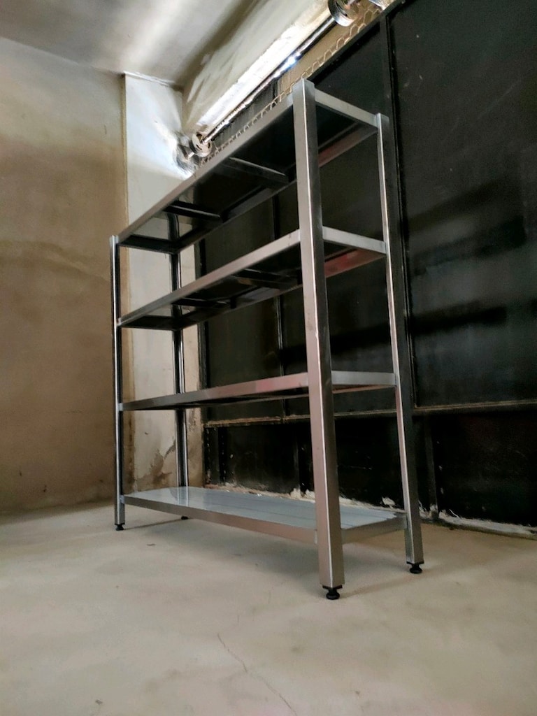 krom istif rafı soğuk oda rafı krom istif raf - 8