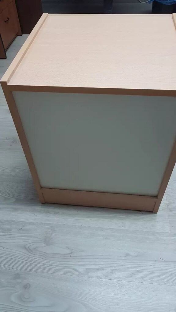 Özel imalat İki Çekmeceli komidin, krem. Enxboyxyükseklik:50x50x60cm - 4