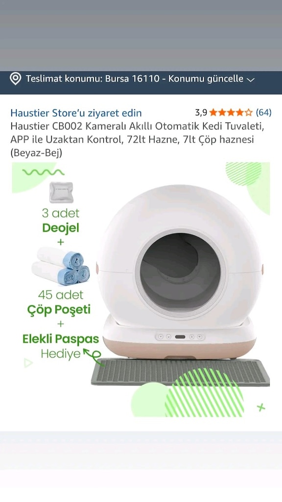 Akıllı kedi tuvaleti - 9