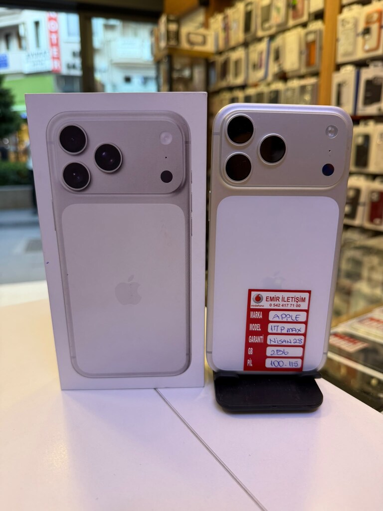17 PRO MAX 256 GB PİL 100 SIFIRDAN FARKSIZ GARANTİLİ TAKASA AÇIK - 3