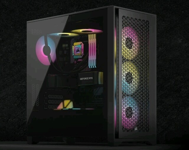 Corsair 5000D iCUE Airflow RGB Tempered Glass Black USB 3.2 ATX Mid