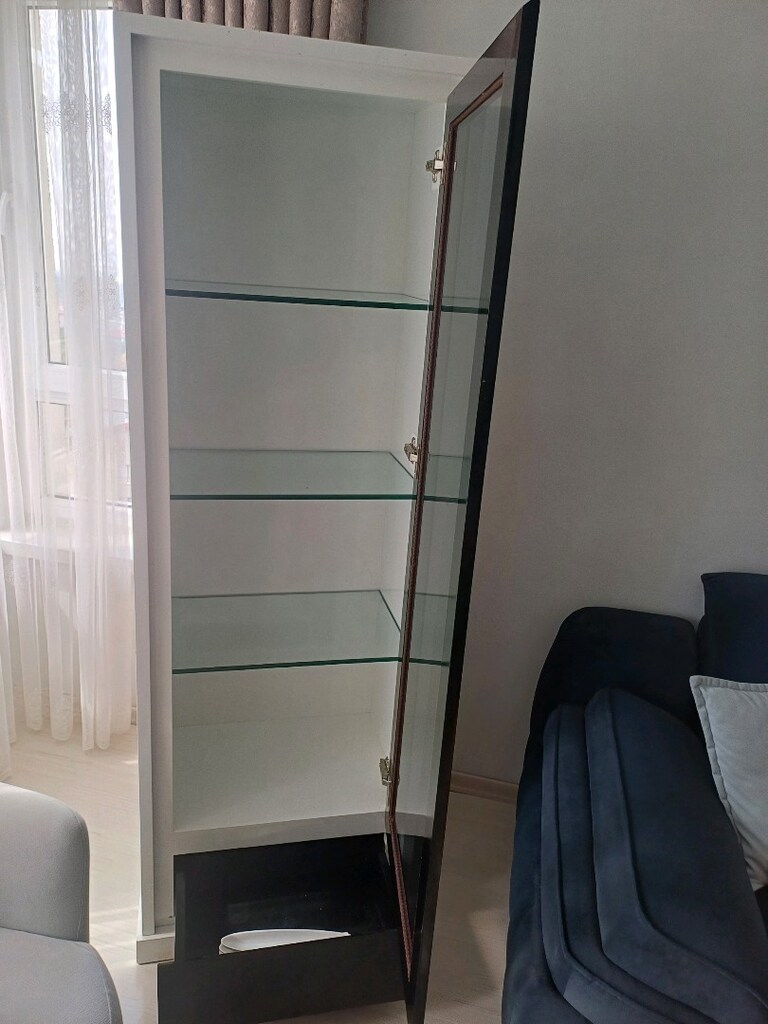mdf konsol ve aynası, 2 adet vitrin puf 4 adet sandalye - 10