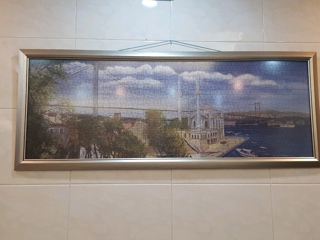 TABLO puzzle el emegi agır kaliteli çerçeveli - 2
