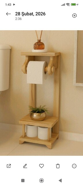 AHŞAP BANYO RAFI