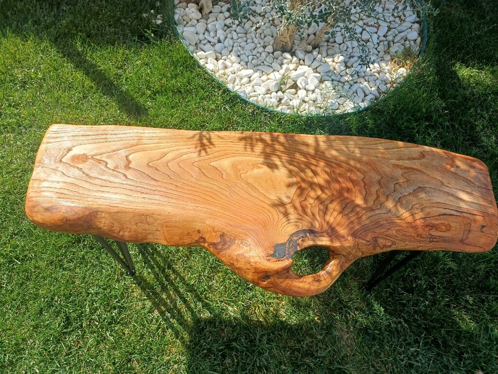 ceviz ahşap sehpa - 7