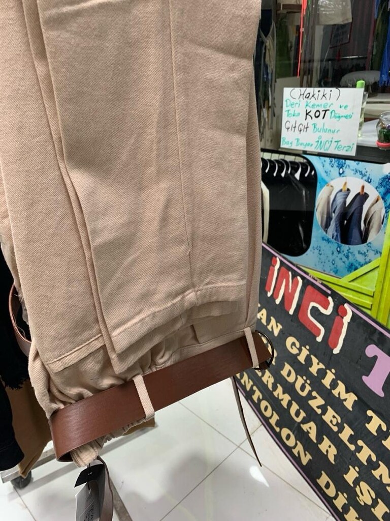 hakiki keten pantolon - 3