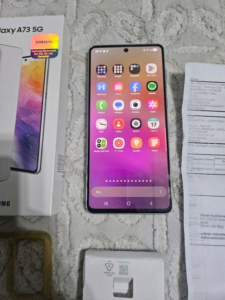 Samsung A73 5G 128Gb Hafıza 8Gb Ram - Sıfırdan farksız. Sorunu sıkın - 4
