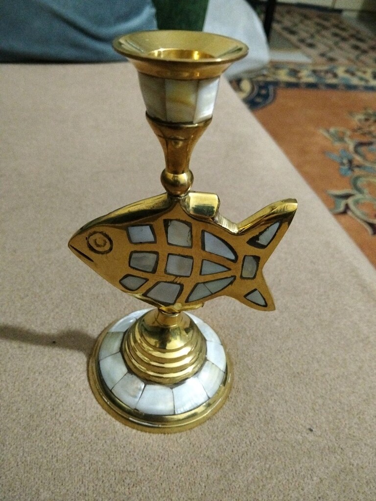 pirinç, sedefli şamdan - 4