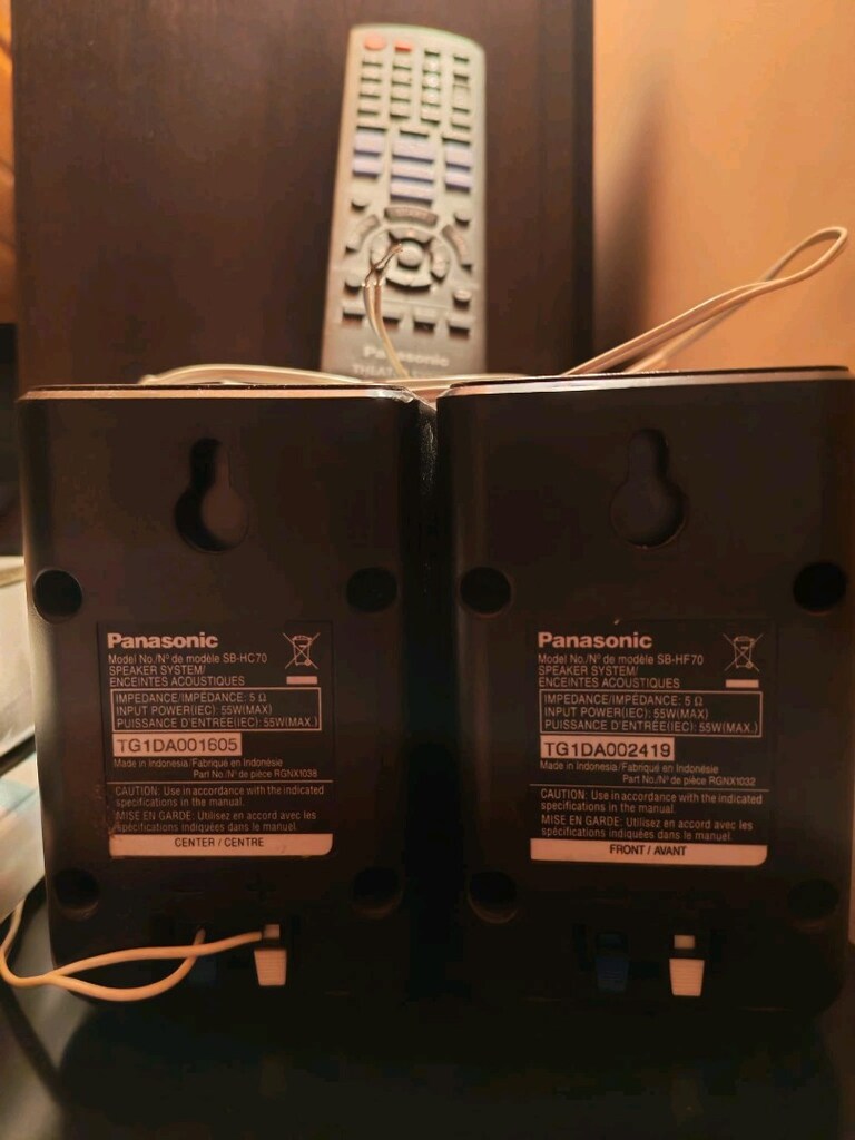 Panasonic 5.1 hoparlör ve theater sistemi - 5