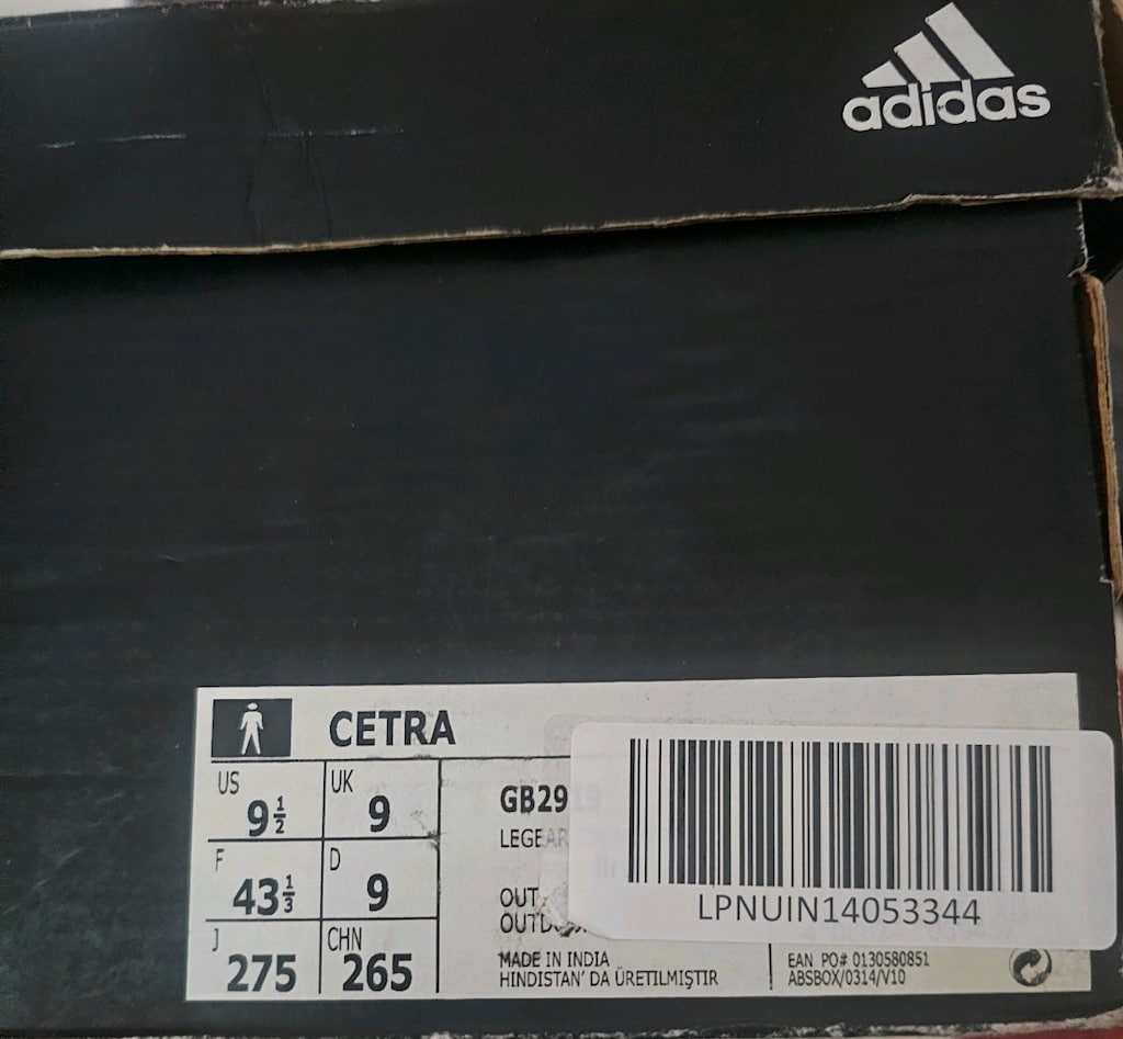 SIFIR Adidas Cetra Outdoor Ayakkabı 43⅓ Numara – Traxion Taban - 2
