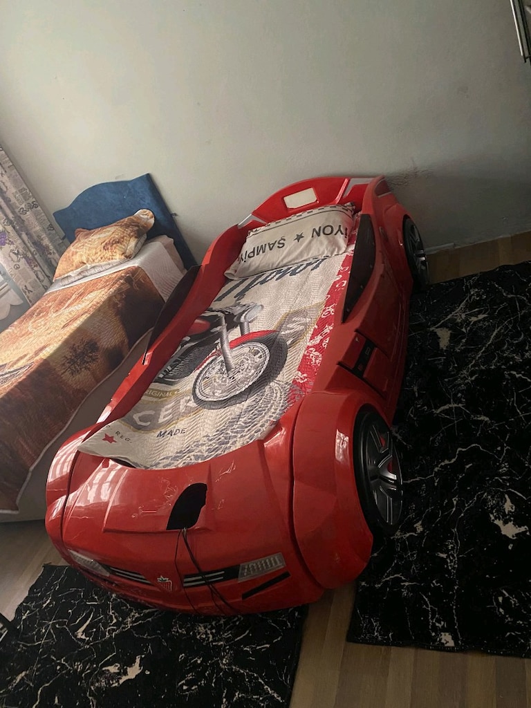 IŞIKLI ARABALİ COCUK YATAK - 7