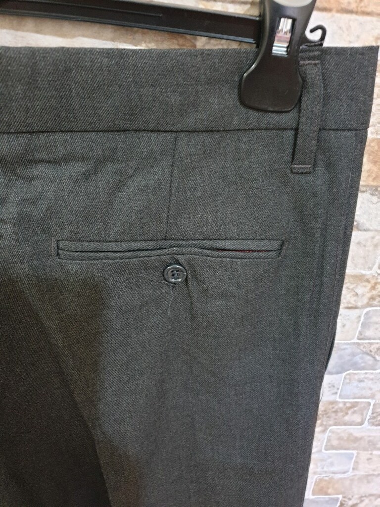 Erkek gri renk kumaş pantolon - 7
