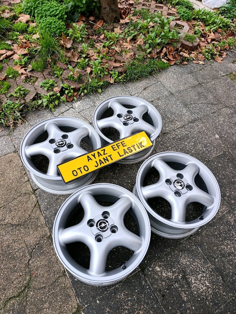 15 INÇ 4*100 OPEL GM ORJİNAL EKİPMAN JANT TAKIMI - 7