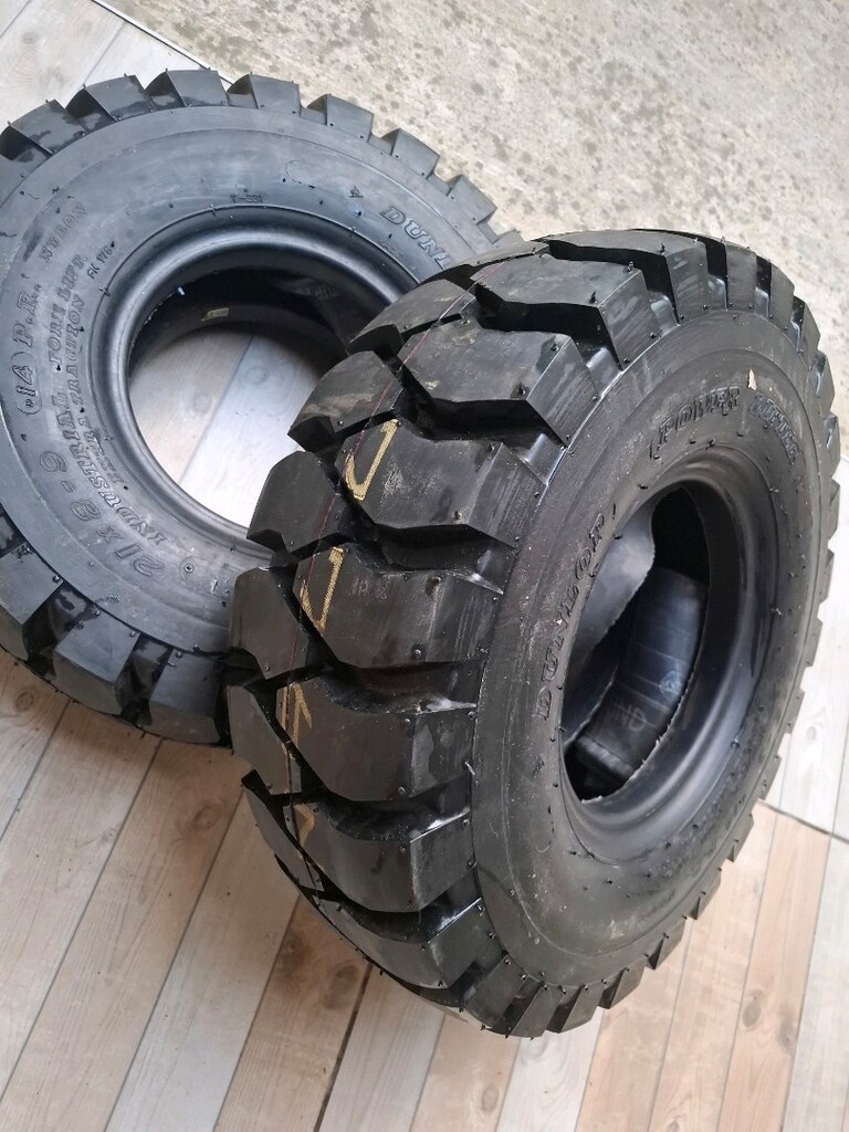 21x8-9 dunlop havalı forklift lastiği 2 adet - 8